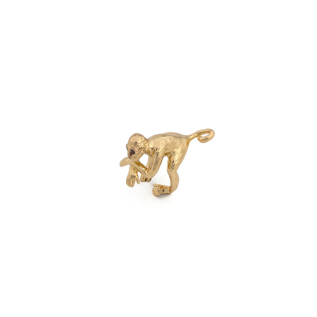Quiet monkey bronze ring - Bernard Delettrez | rings
