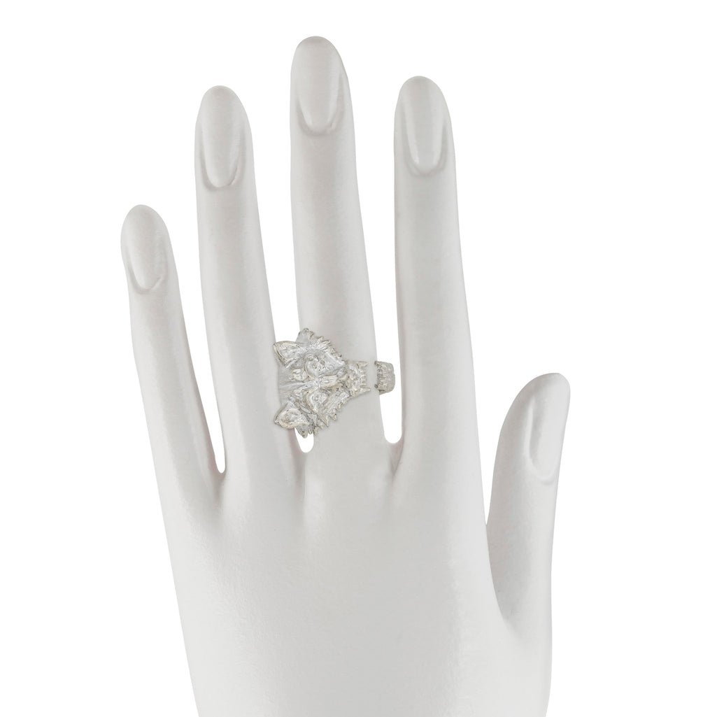 Wolf silver ring - Bernard Delettrez | rings