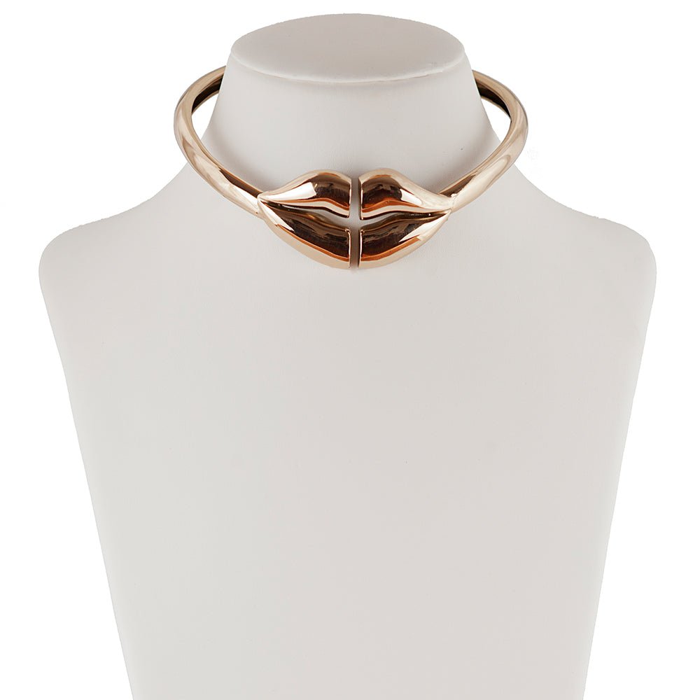 Big mouth brass necklace - Bernard Delettrez | necklaces