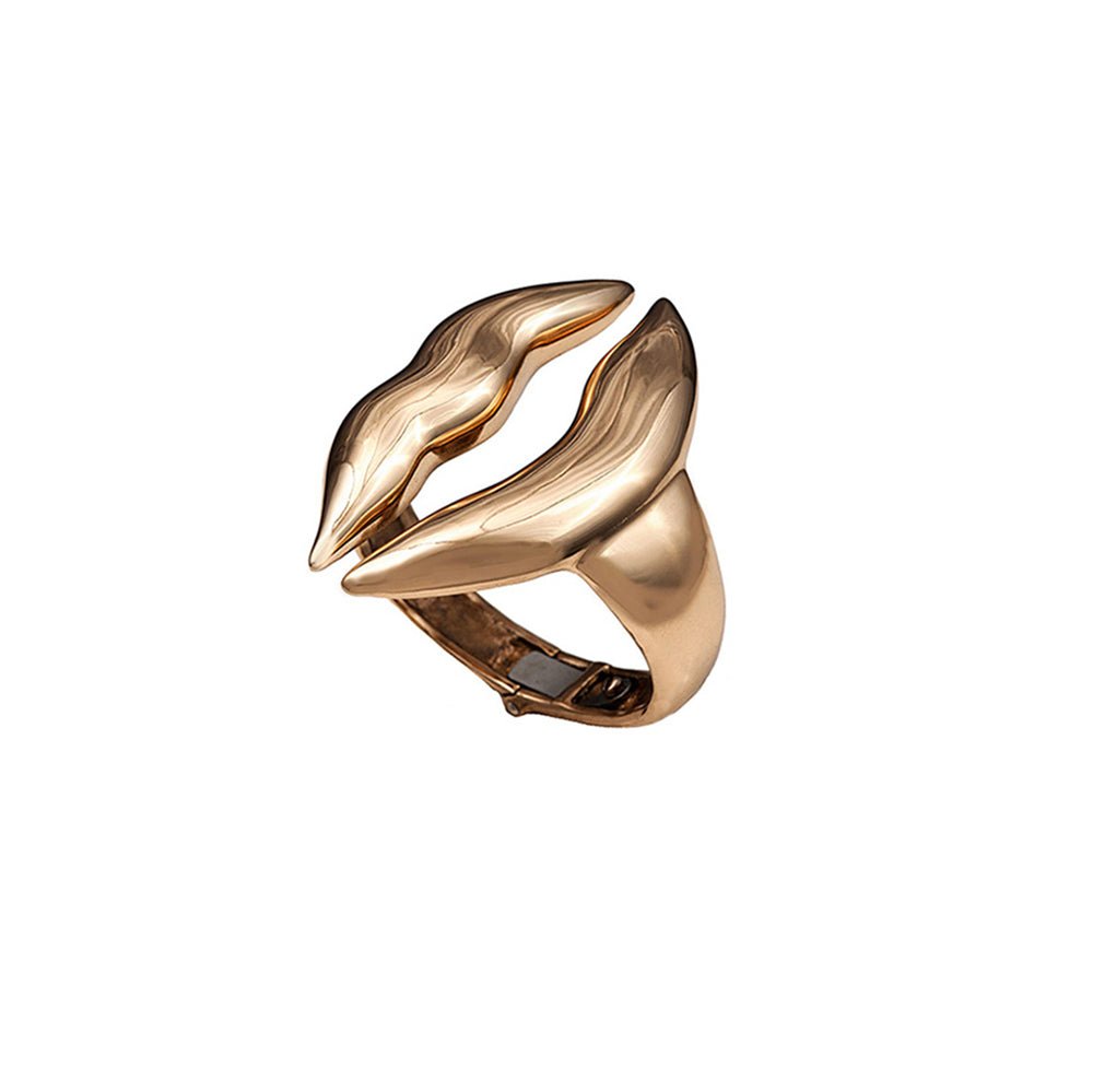 Big mouth bronze cuff bracelet - Bernard Delettrez | bracelets