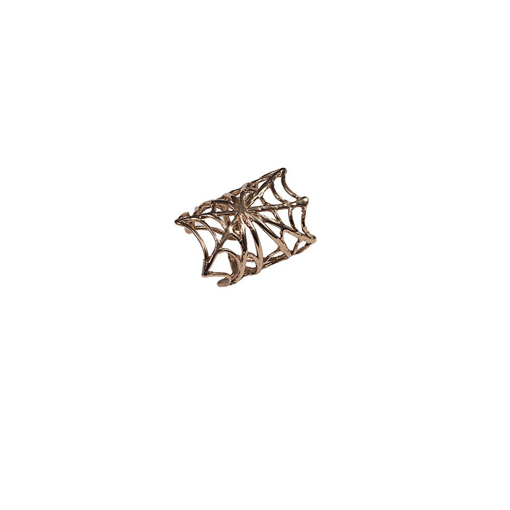 Bronze web ring - Bernard Delettrez |
