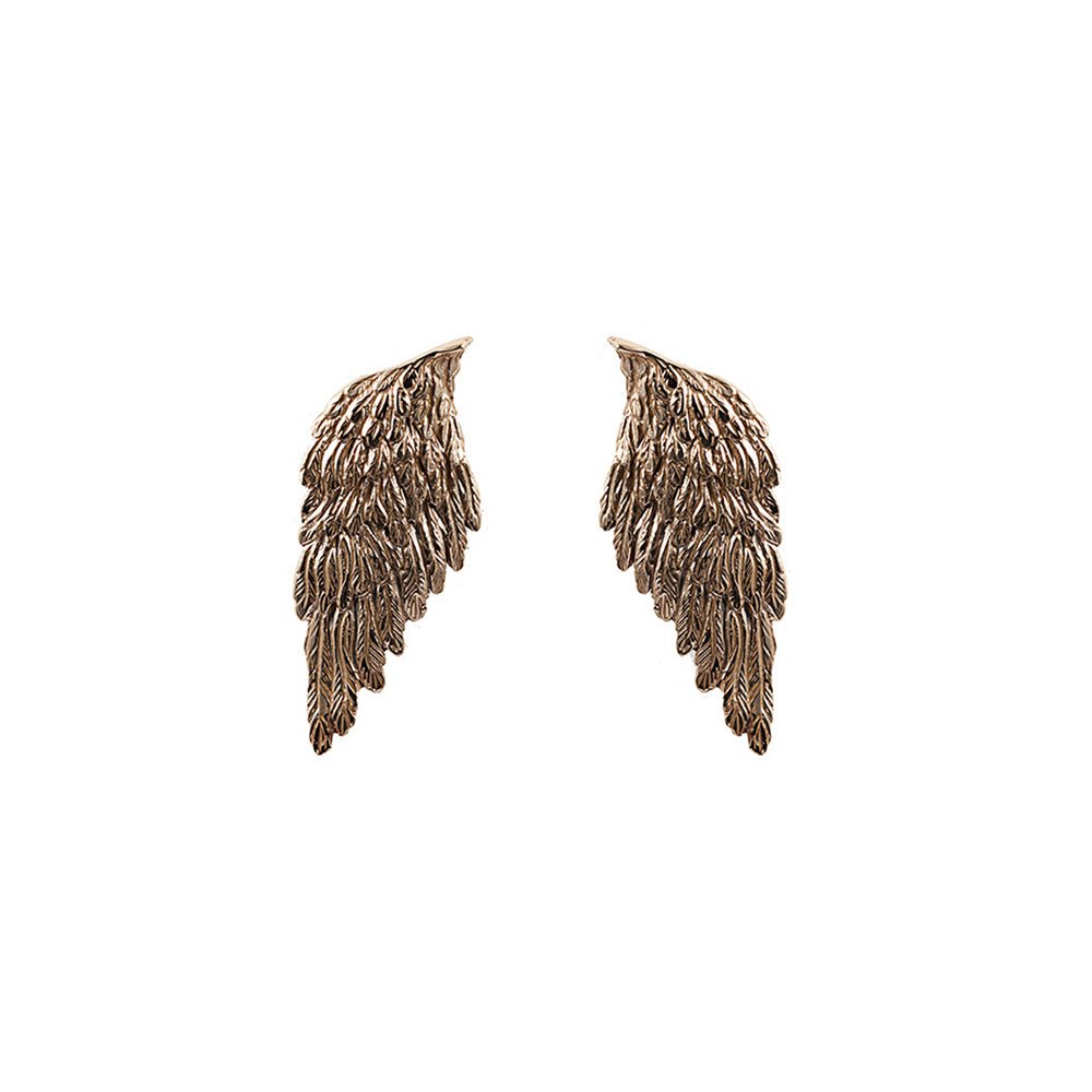 Bronze wings earrings - Bernard Delettrez | earrings