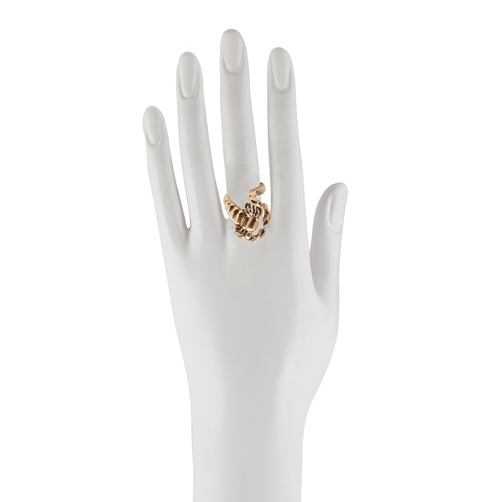Bronzo scorpio open ring - Bernard Delettrez | rings