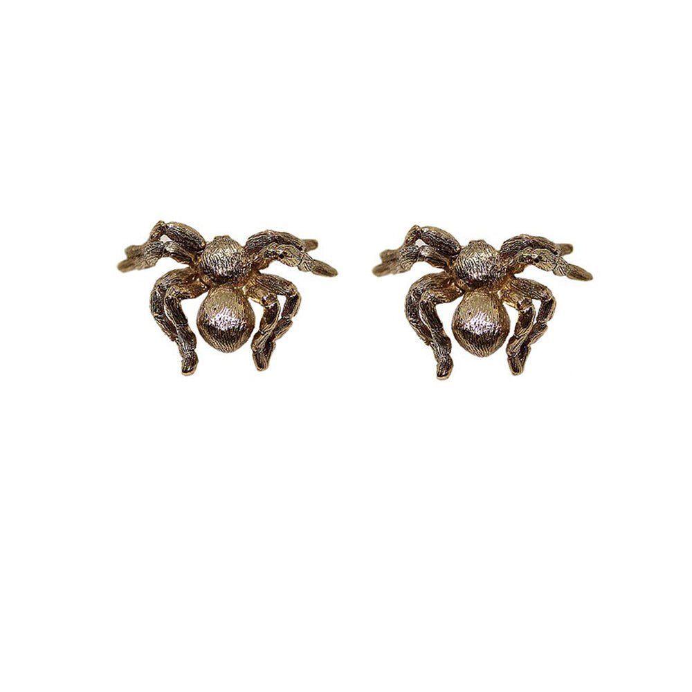 Hairy spider bronze earrings - Bernard Delettrez | earrings