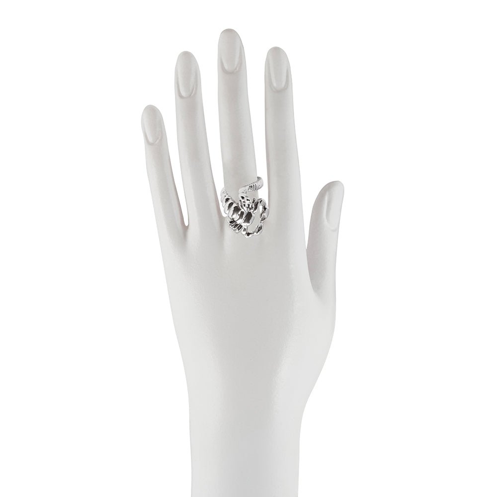 Silver scorpio open ring - Bernard Delettrez | rings