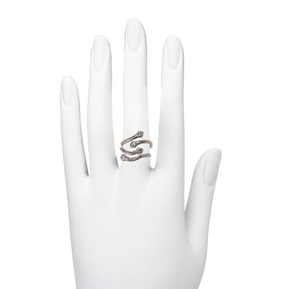 4 snakes contrarié silver ring - Bernard Delettrez | rings