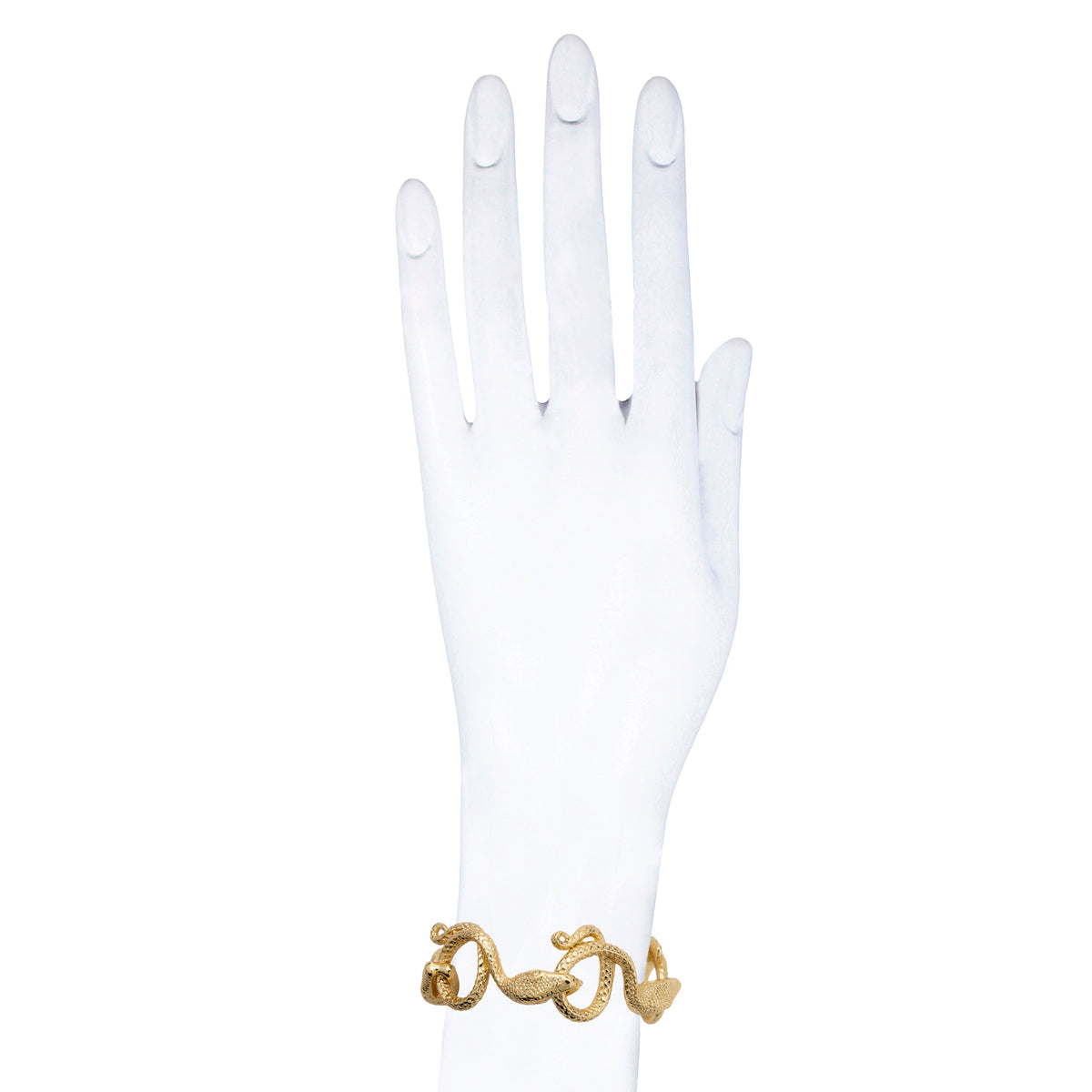 6 snakes bronze chain bracelet - Bernard Delettrez | bracelets