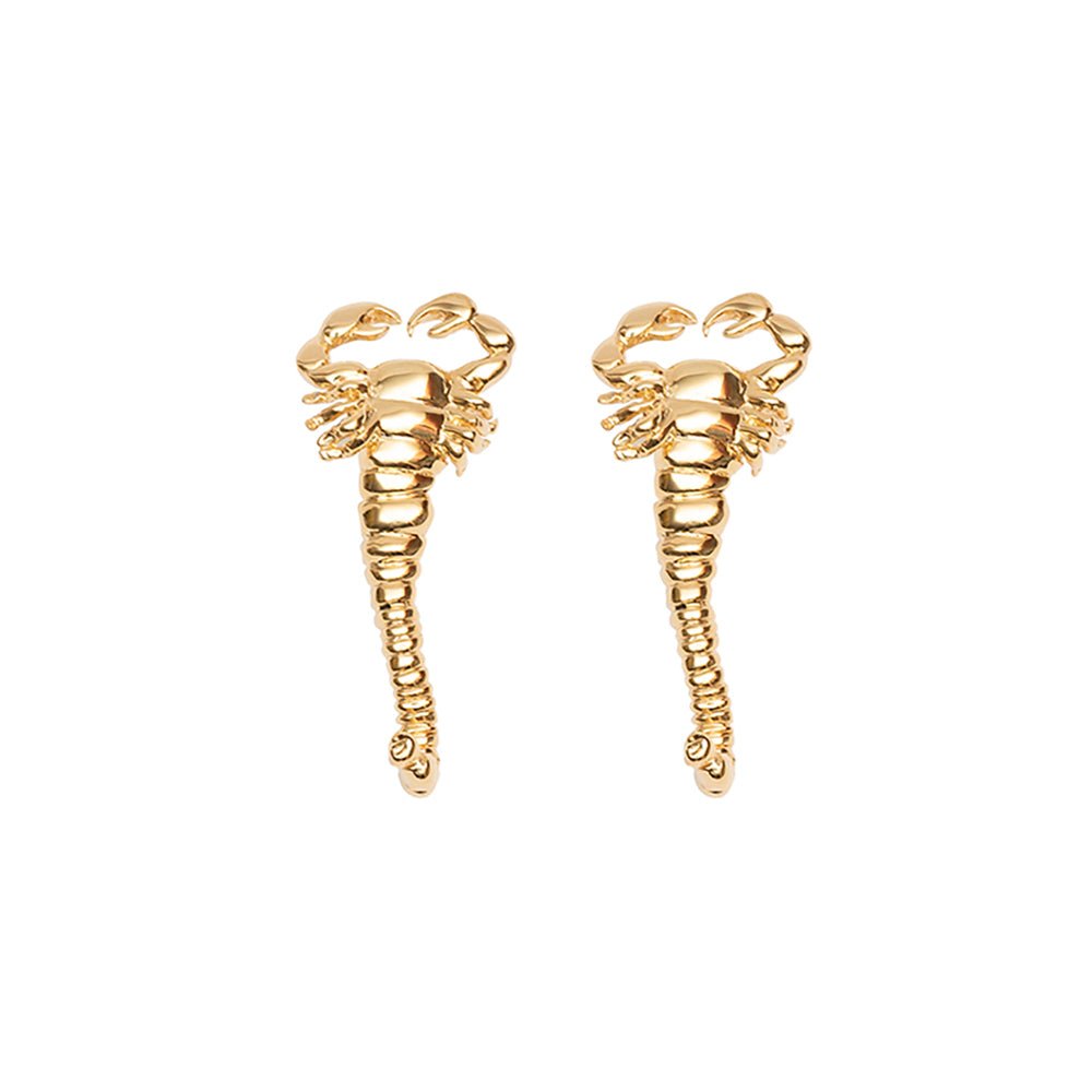 Big scorpio Bronze earrings - Bernard Delettrez | earrings