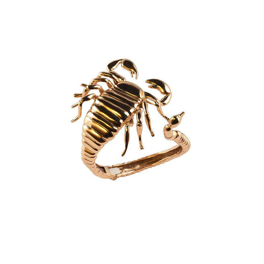 Bronze scorpio open cuff bracelet - Bernard Delettrez | bracelets