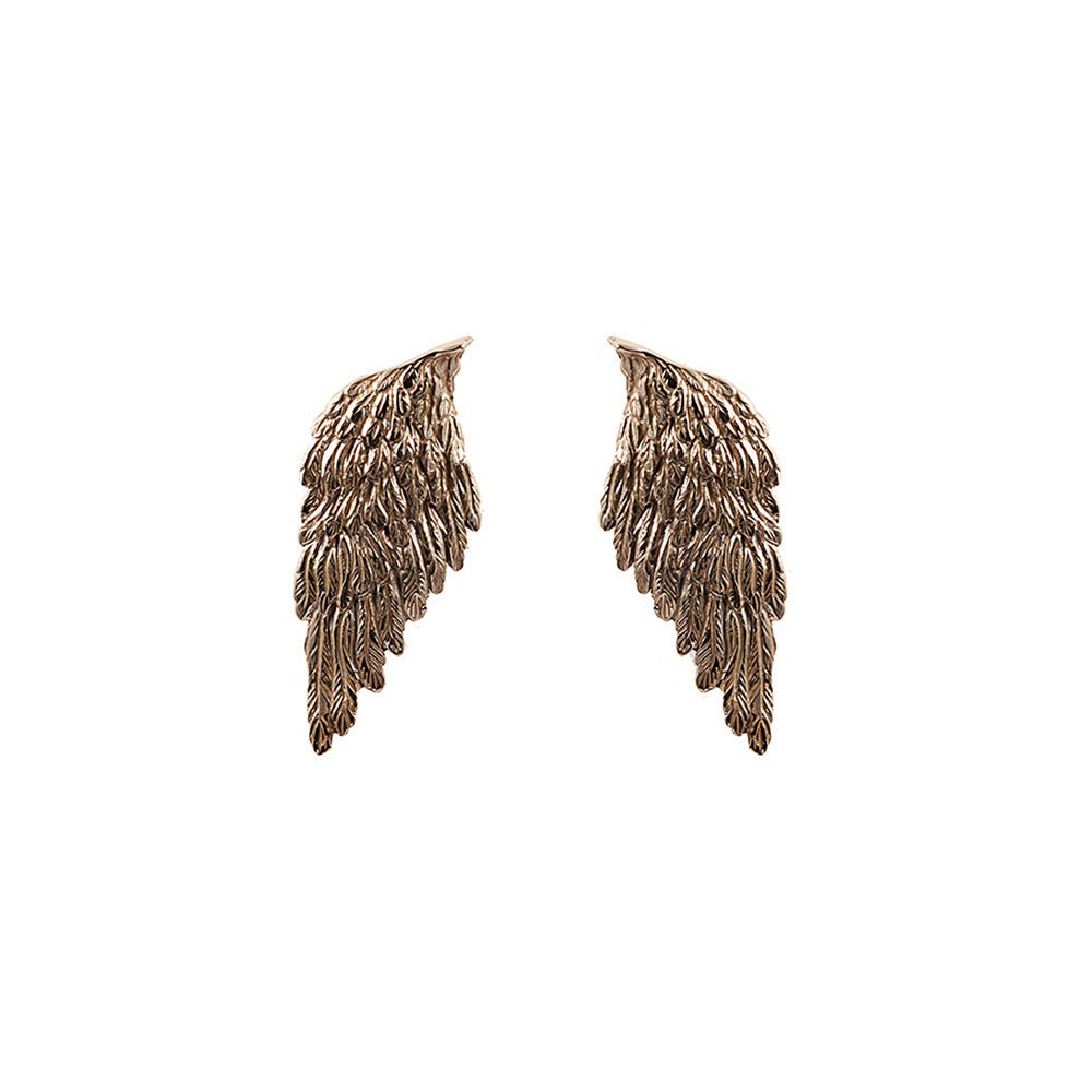 Bronze wings earrings - Bernard Delettrez | earrings