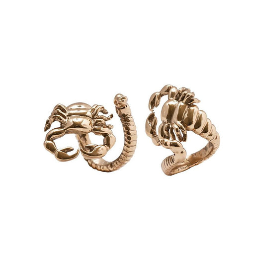 Bronzo scorpio open ring - Bernard Delettrez | rings