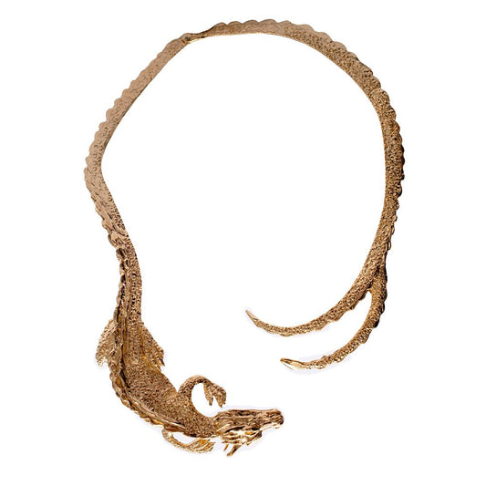 Dragon brass necklace - Bernard Delettrez | necklaces