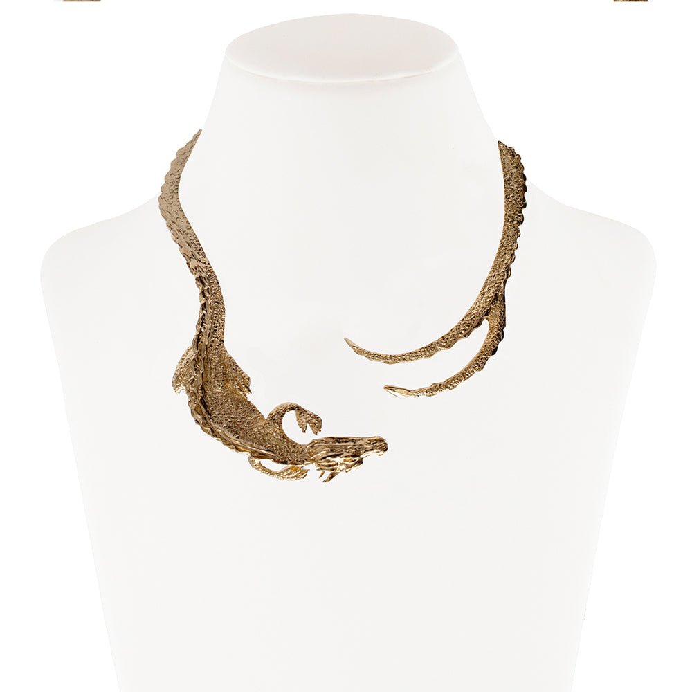 Dragon brass necklace - Bernard Delettrez | necklaces