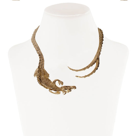 Dragon brass necklace - Bernard Delettrez | necklaces