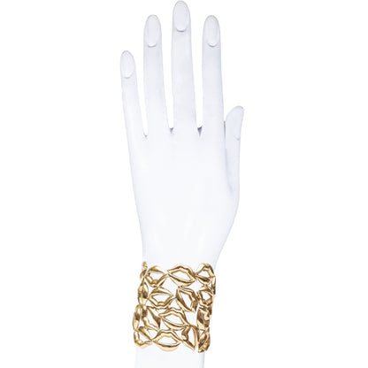 Multi lips brass cuff bracelet - Bernard Delettrez | bracelets