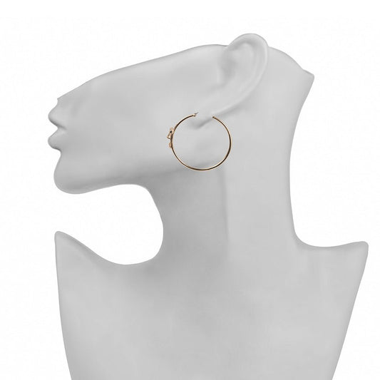 Osvaldo bronze hoop earrings - Bernard Delettrez | earrings